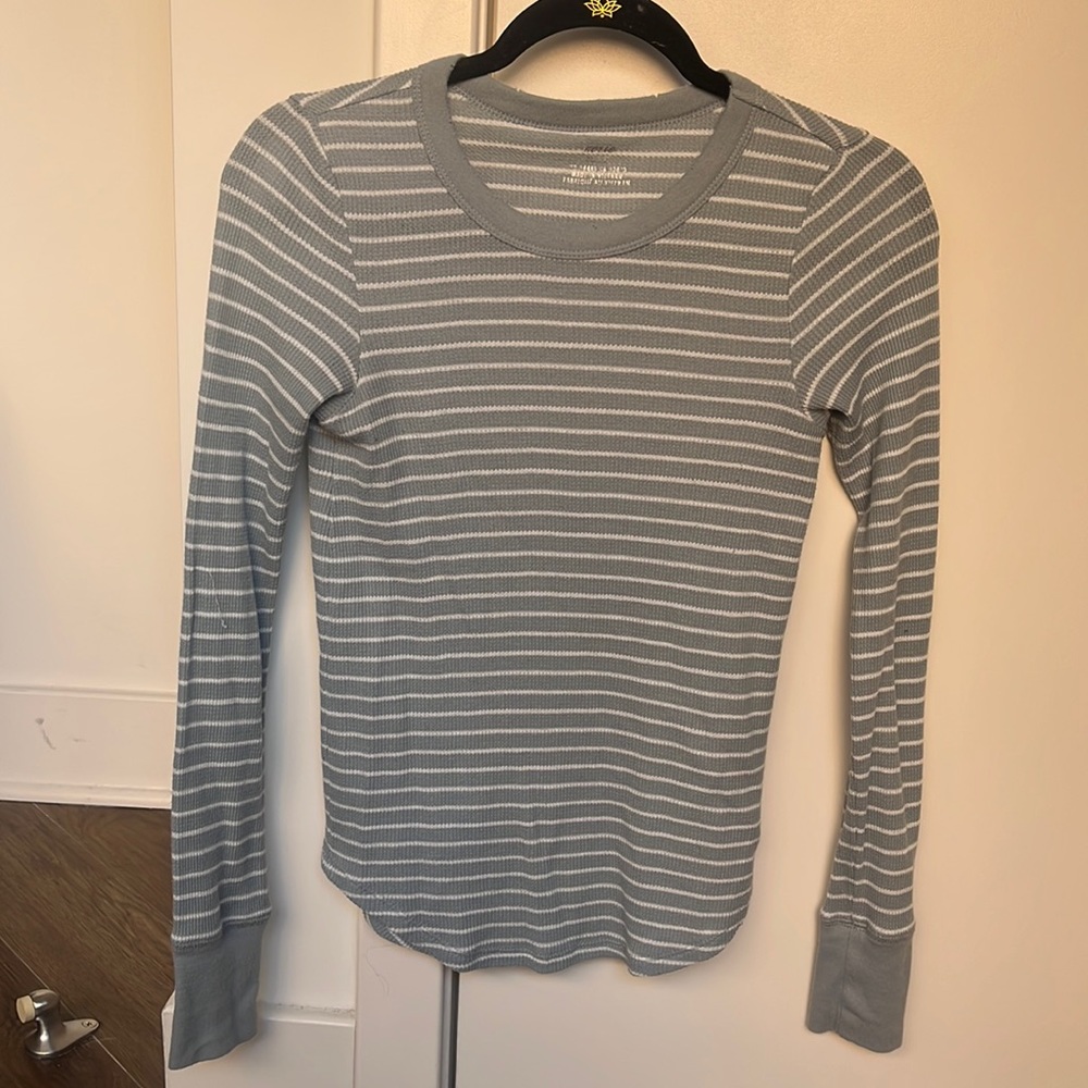 Striped Waffle Shirt